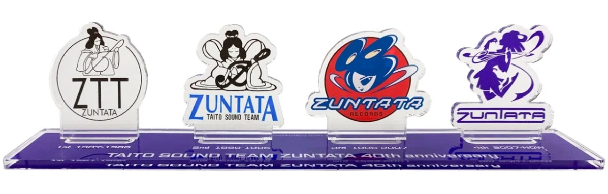 ZUNTATA 40周年記念 歴代ロゴ アクリルスタンド
