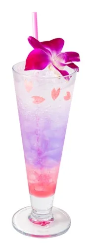 グラデーションが美しいドリンク