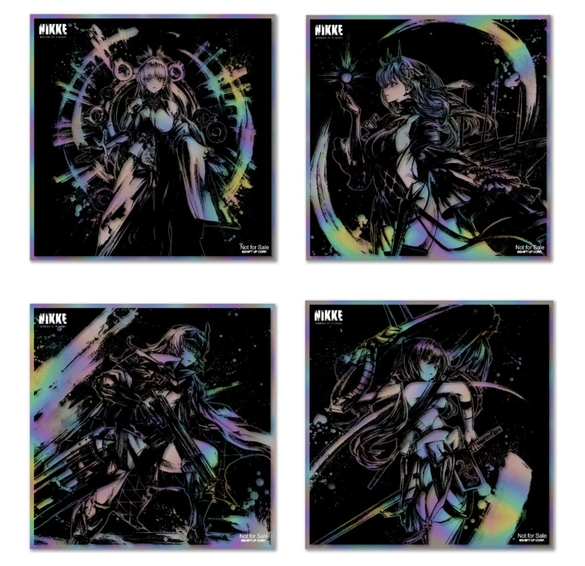 特典：『勝利の女神：NIKKE』3周年墨絵ホログラムステッカー