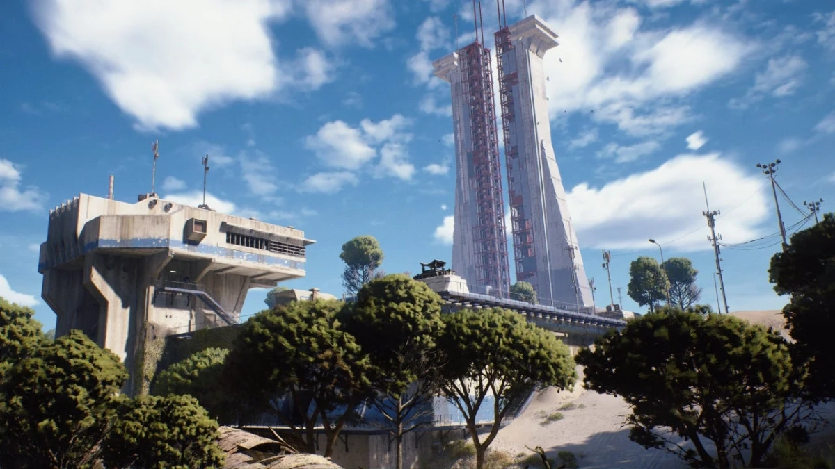 未来都市の風景