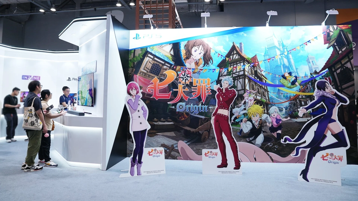 『七つの大罪：Origin』の展示ブース