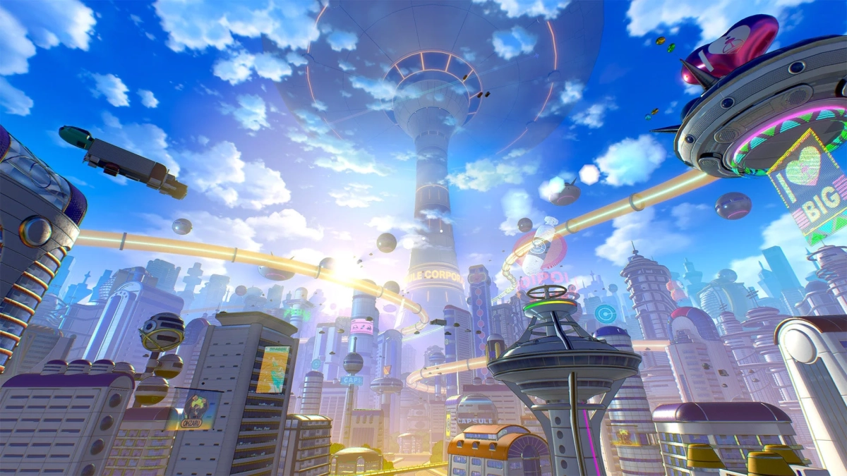 未来都市の風景