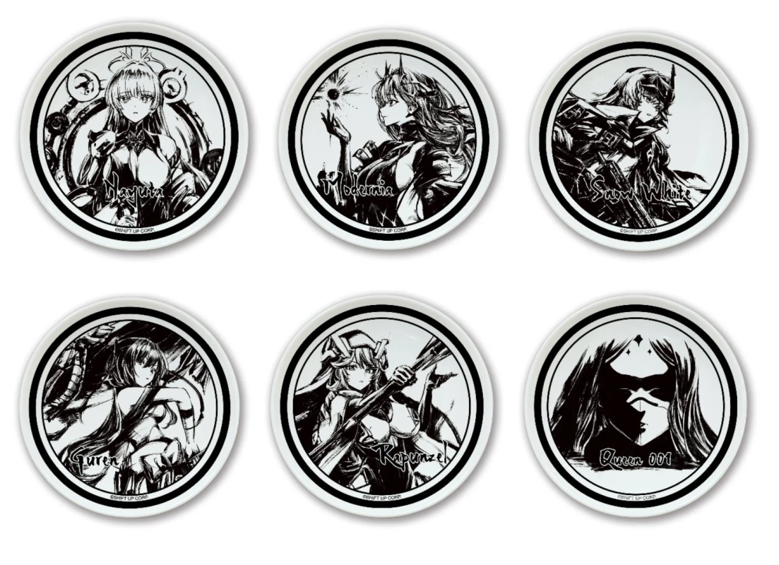 墨絵豆皿6種セット