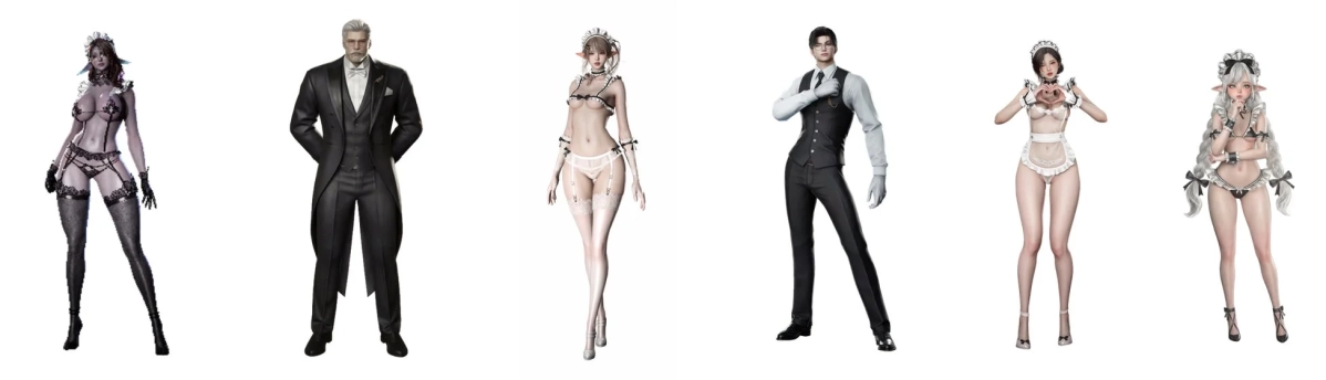 メイドコスチュームの一例