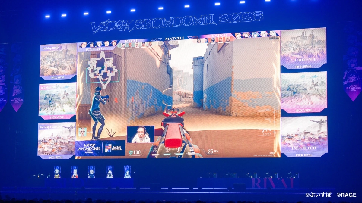 Valorantの試合画面