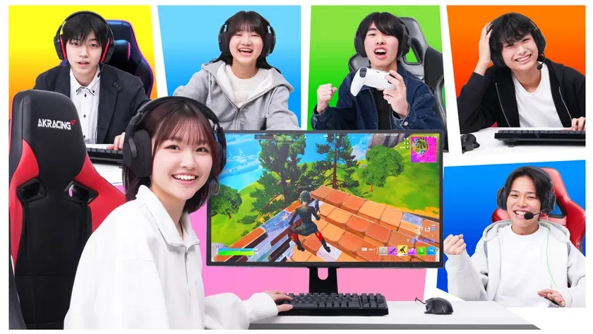 eスポーツを楽しむ若者たち