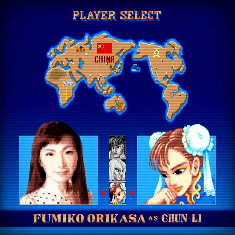 春麗役:折笠富美子