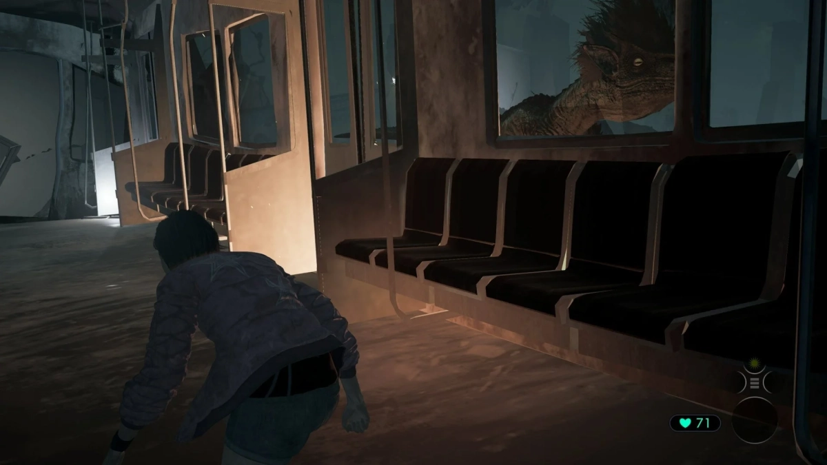 電車内のモンスター