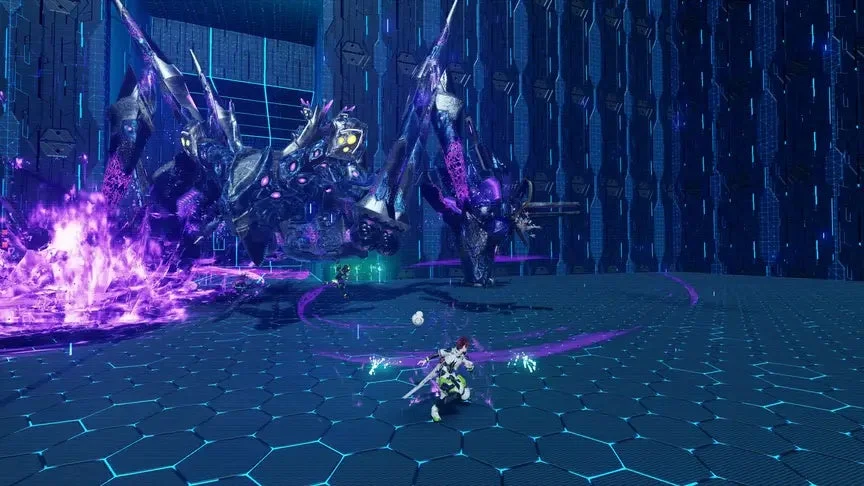 ゲーム内の戦闘シーン