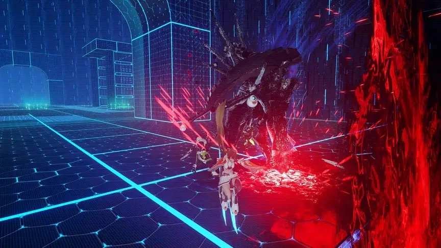 ゲーム内の戦闘シーン