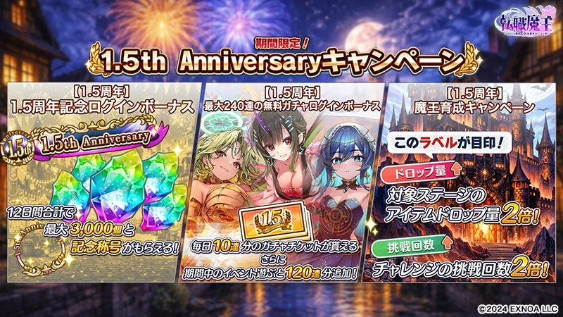 1.5th Anniversaryキャンペーン