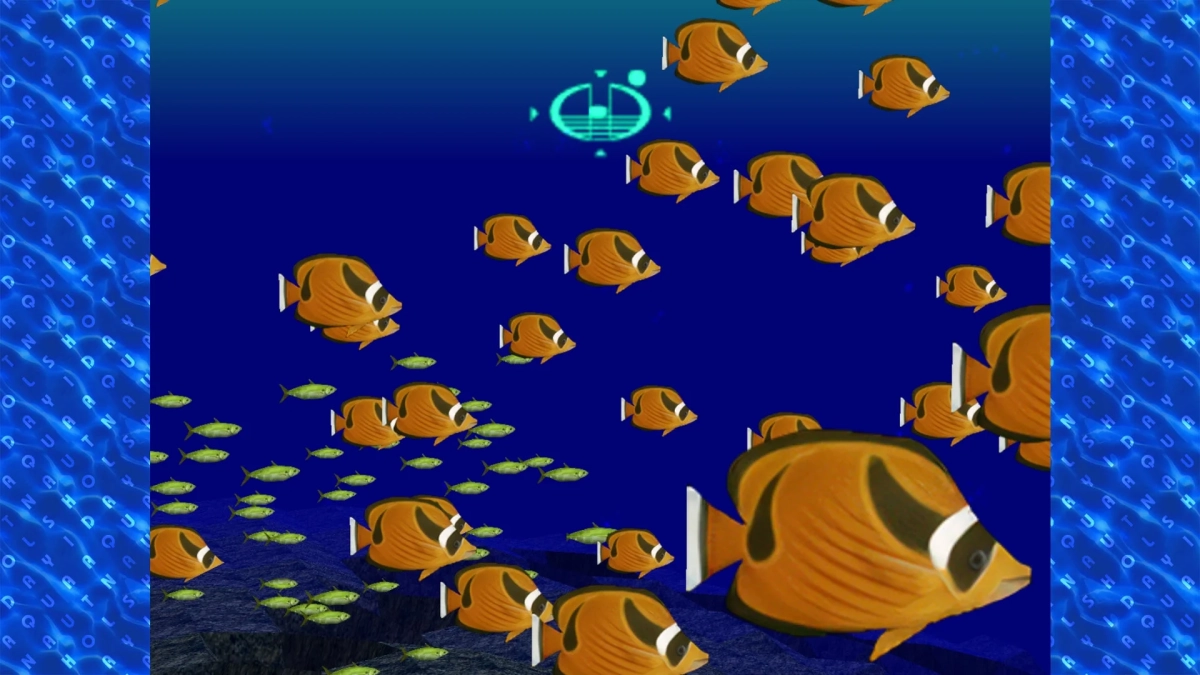 チョウチョウウオの群れ