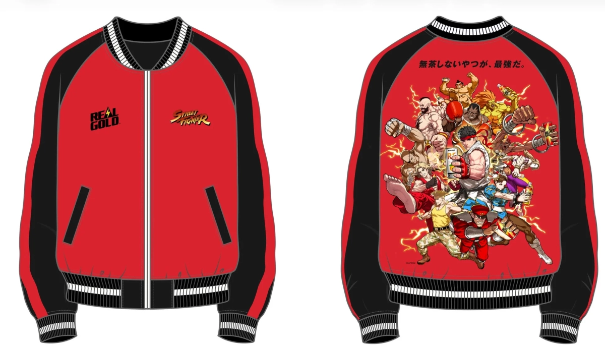 ストリートファイターとリアルゴールドのスカジャン