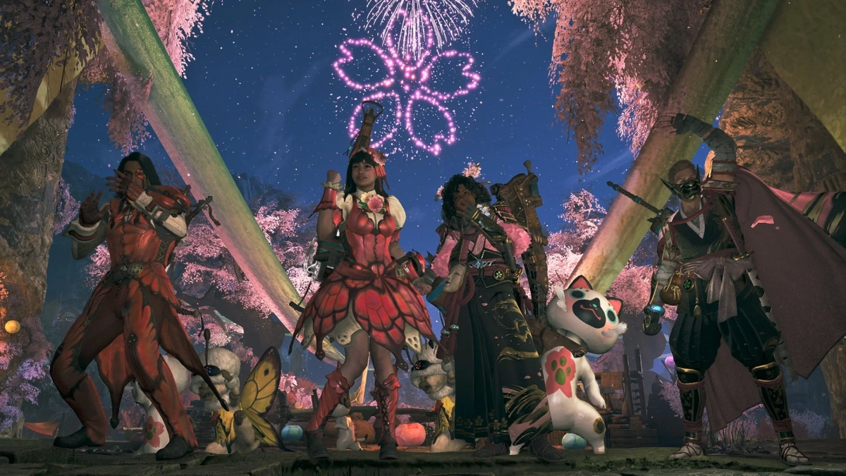 花舞の儀の夜景