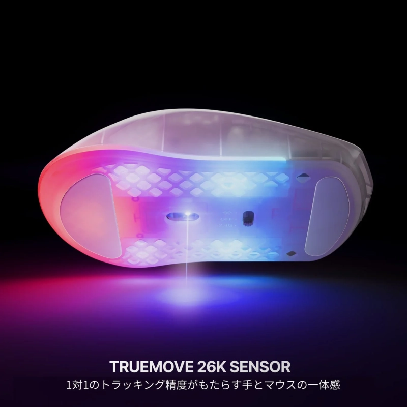 ゲーミングマウス,ワイヤレスマウス,RGBライティング,センサー