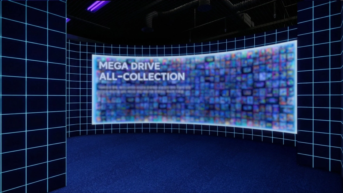 MEGA DRIVE ALL-COLLECTIONの展示