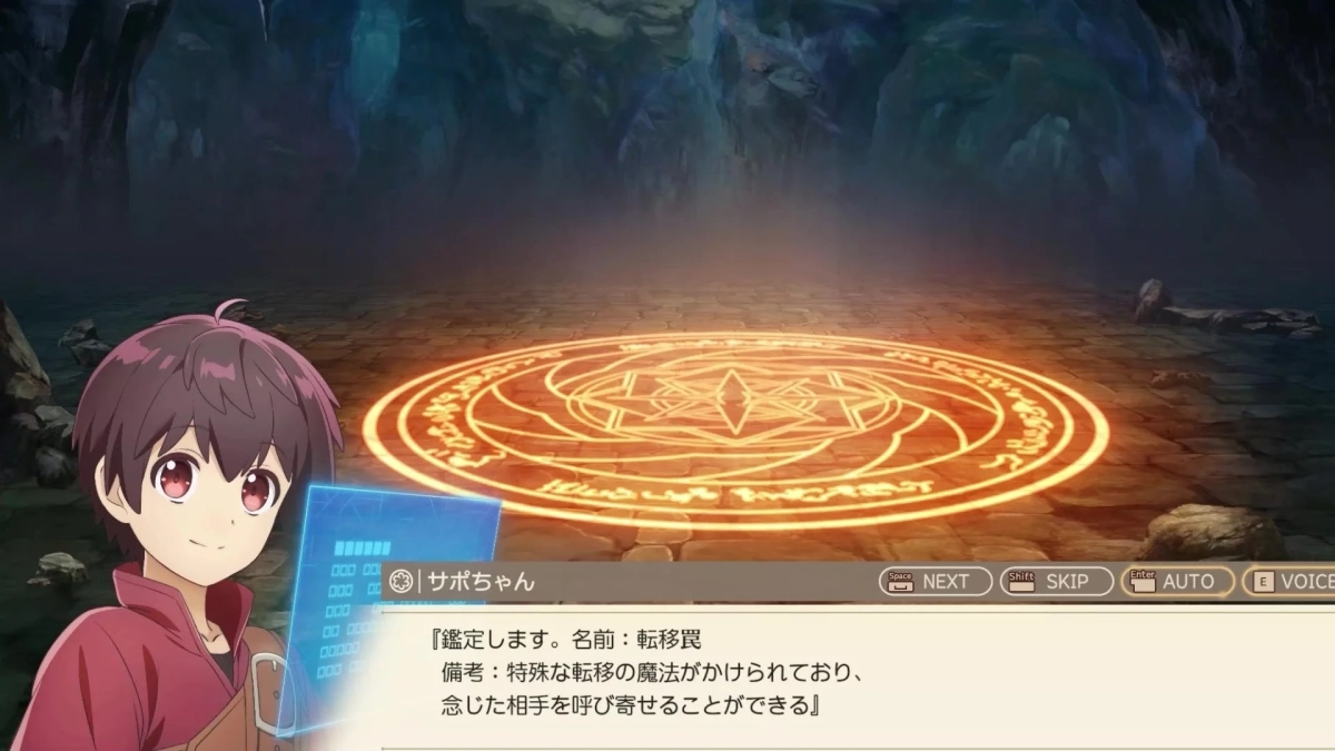 ゲーム内鑑定画面