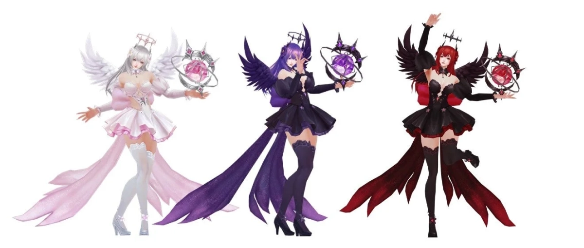 パンドーラーの3種類の専用スキンイラスト