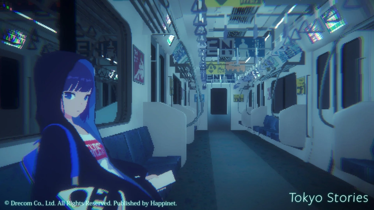 電車内の少女