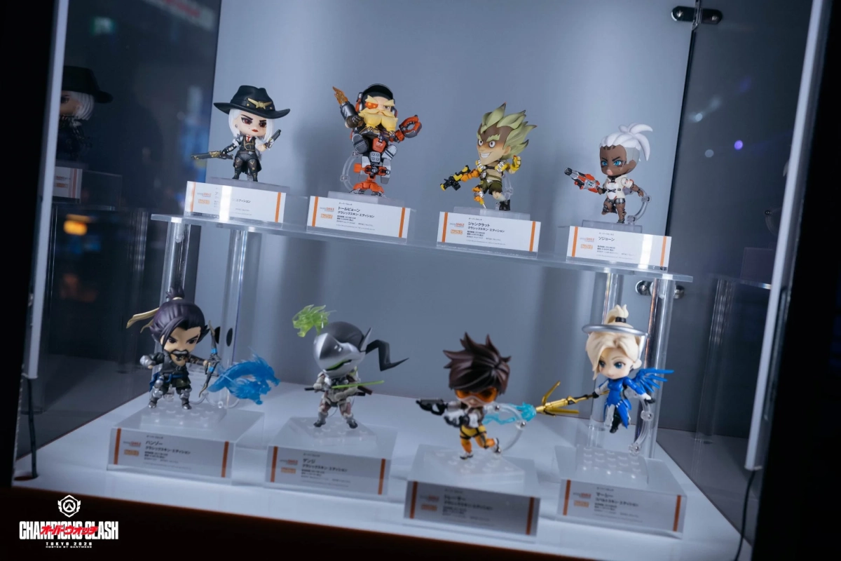 グッドスマイルカンパニーのフィギュア展示