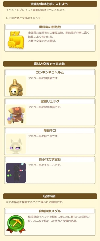 イベント報酬詳細