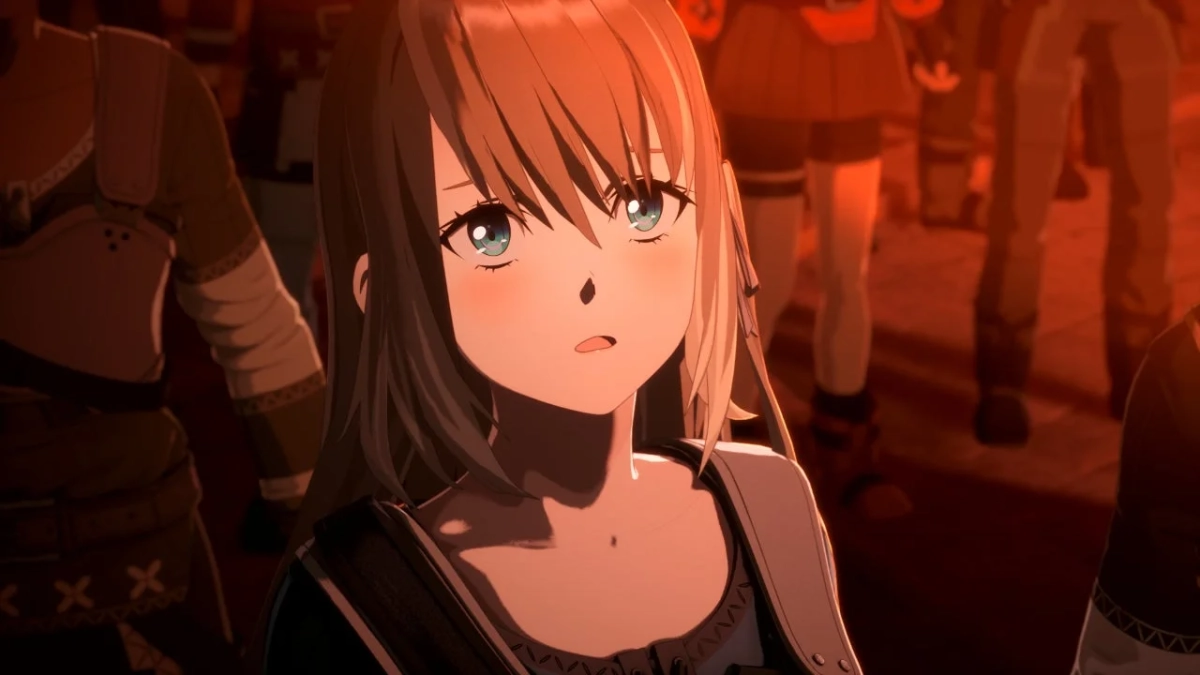 ゲーム画面：少女