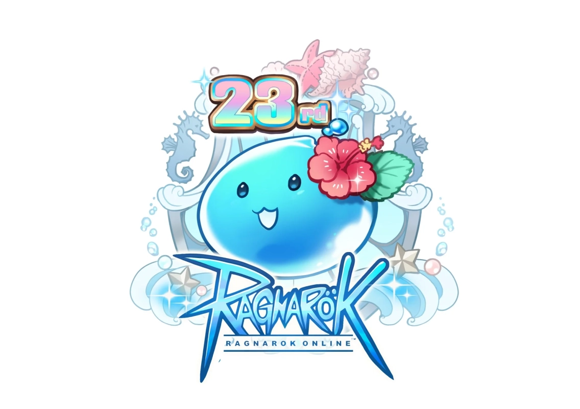 ラグナロクオンラインの23周年記念ロゴ