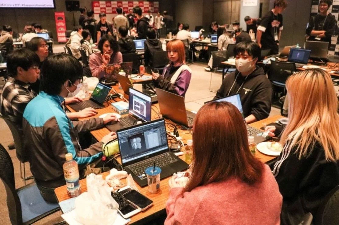 ゲーム開発中の様子