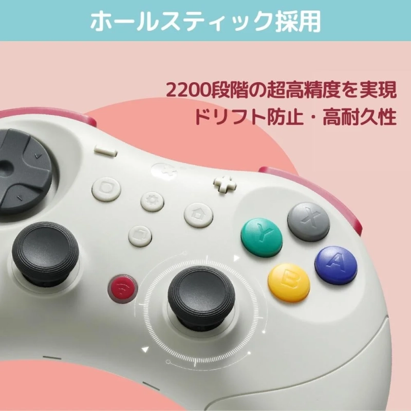 ホールスティック採用 2200段階の超高精度を実現 ドリフト防止・高耐久性