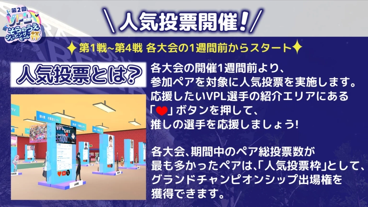 人気投票開催