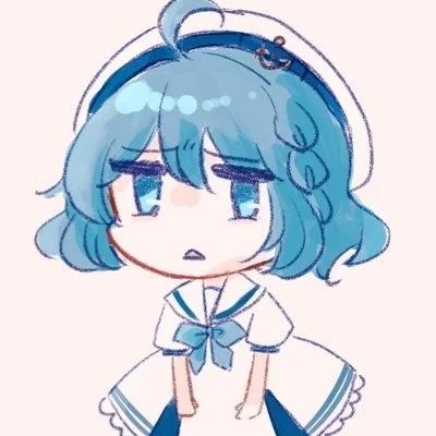 ちびキャラの少女