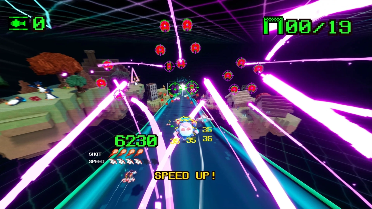 シューティングゲーム画面