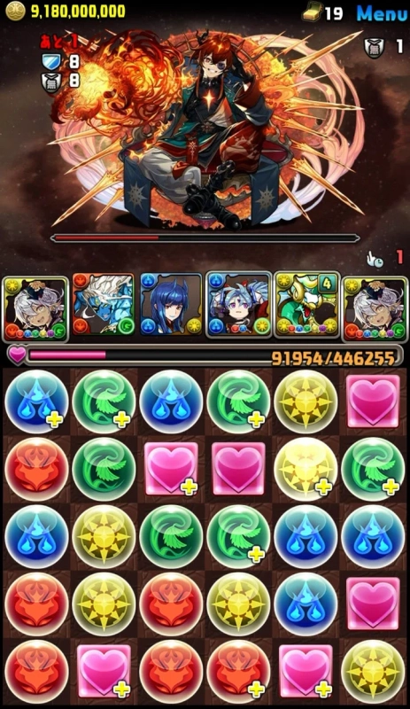 パズドラゲーム画面