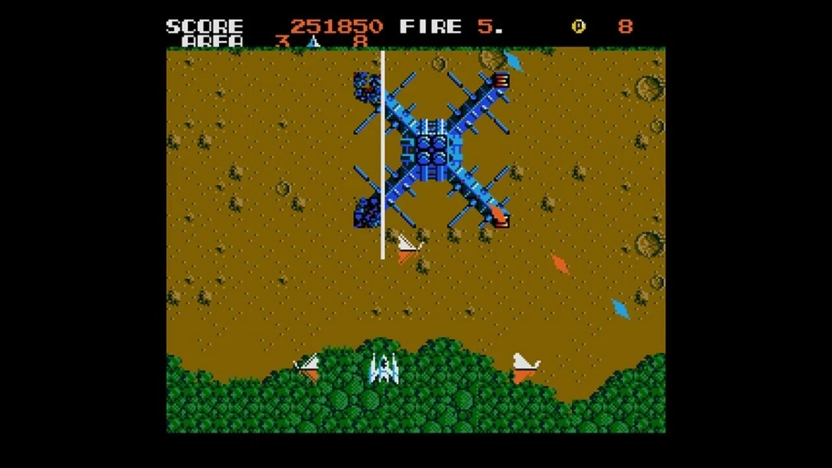 ザナックEX ゲーム画面1