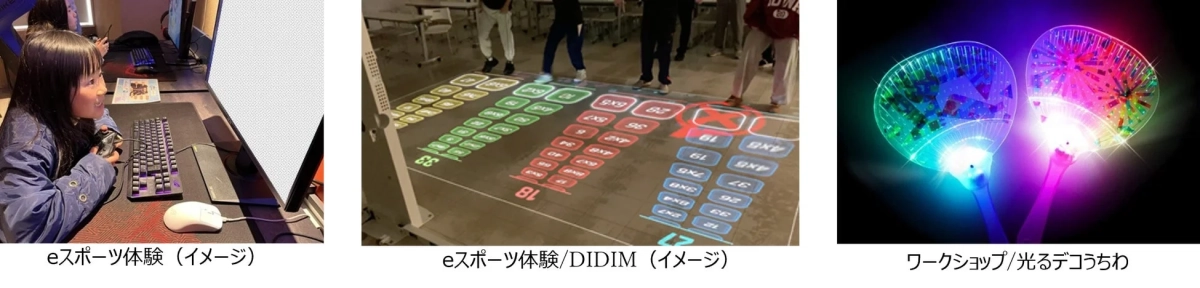 eスポーツ体験とワークショップのイメージ