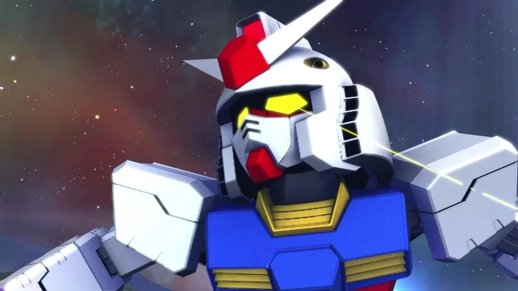宇宙空間のガンダム