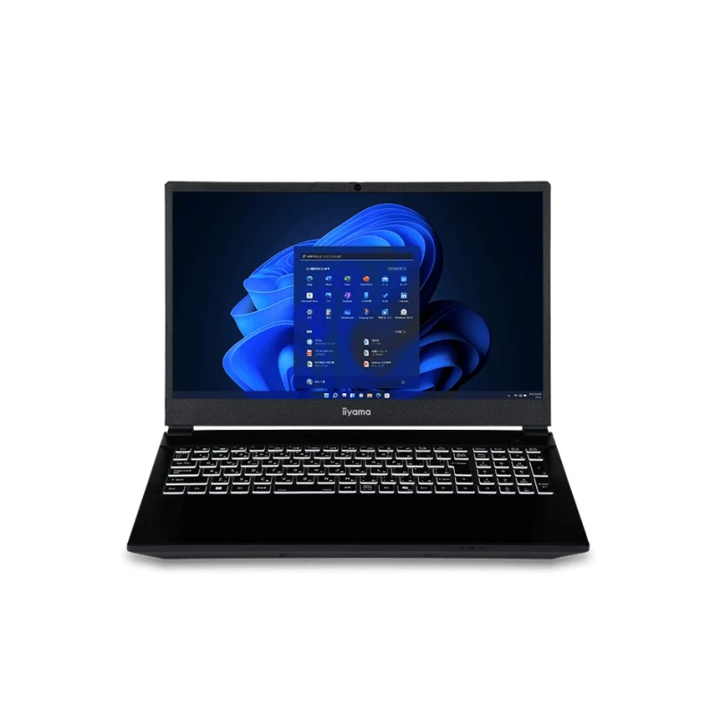 ノートパソコン,PC,iiyama,Windows 11,電子機器,テクノロジー,黒,ディスプレイ,キーボード,デジタル,家電