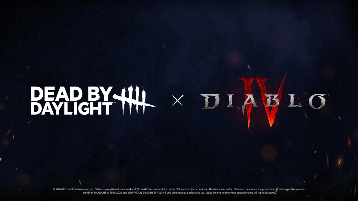 Dead by Daylight x Diablo IV ロゴ
