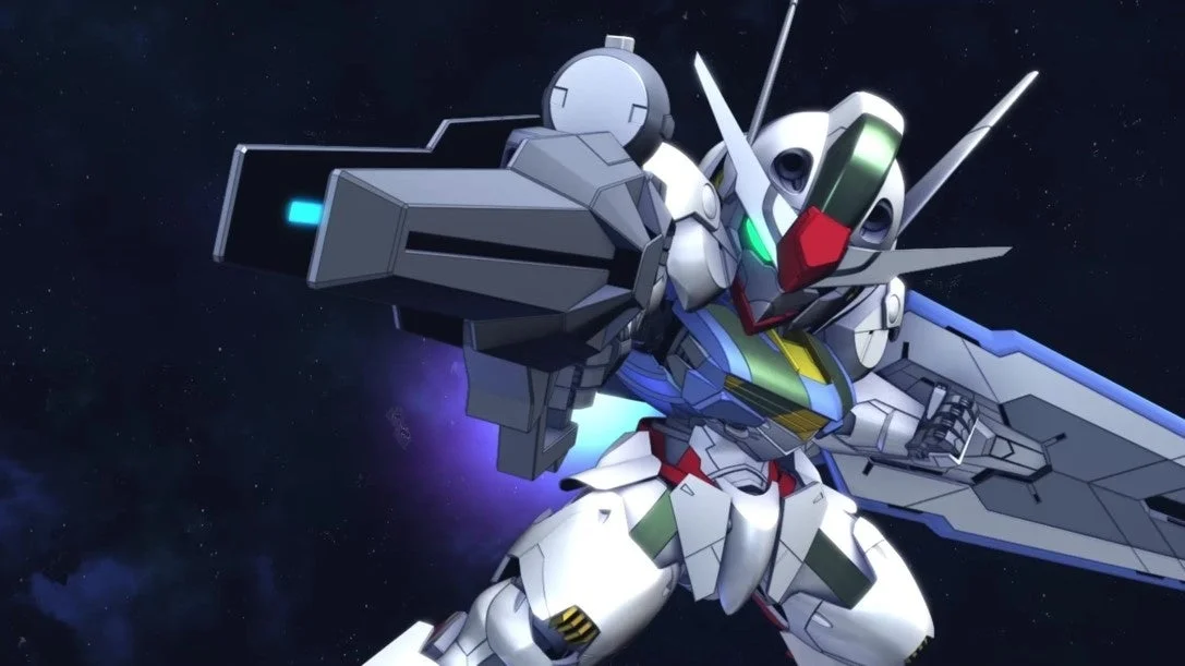武器を構えるガンダム
