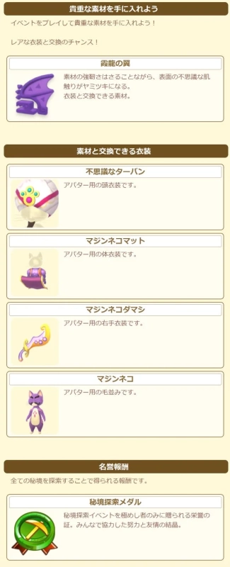 イベント報酬詳細