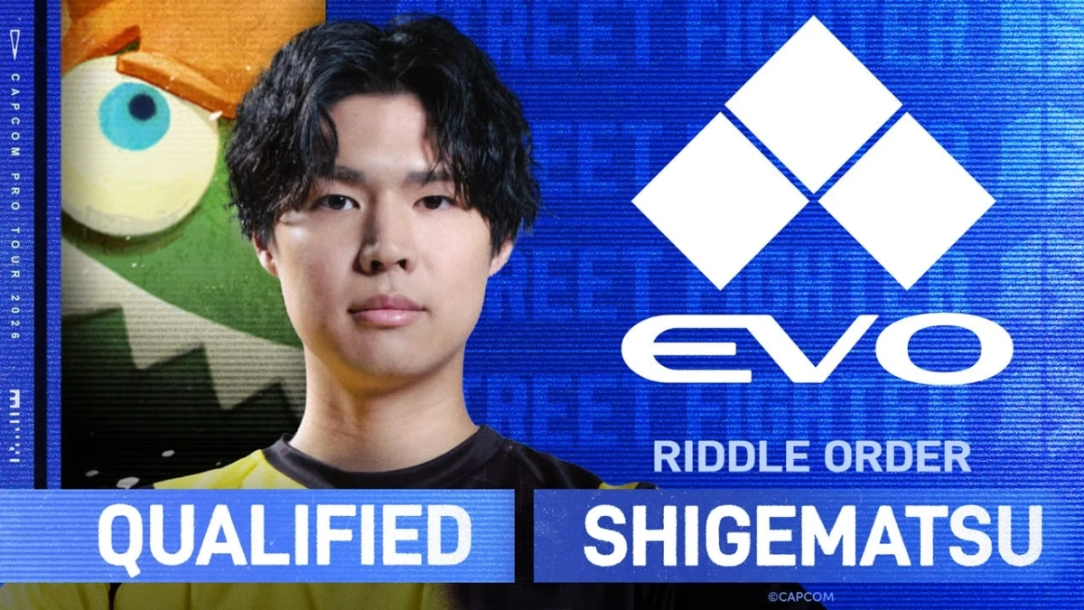 SHIGEMATSU選手のCAPCOM CUP 13出場権獲得グラフィック