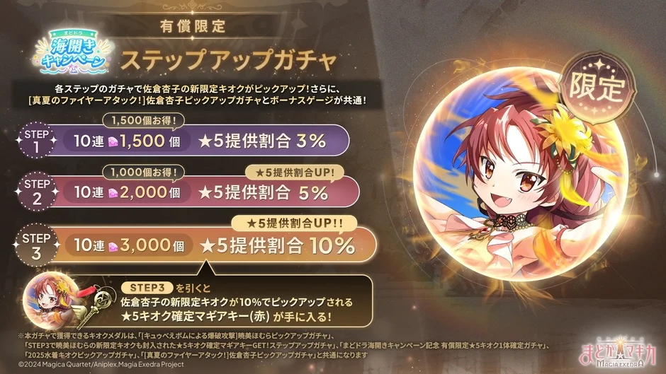 有償限定ステップアップガチャ