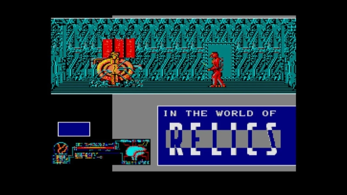 レトロゲームのプレイ画面