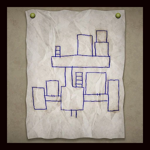 手書きの地図