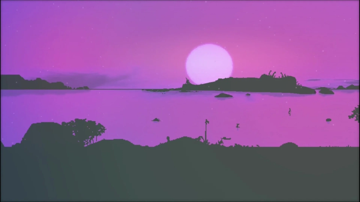 ピクセルアートの風景