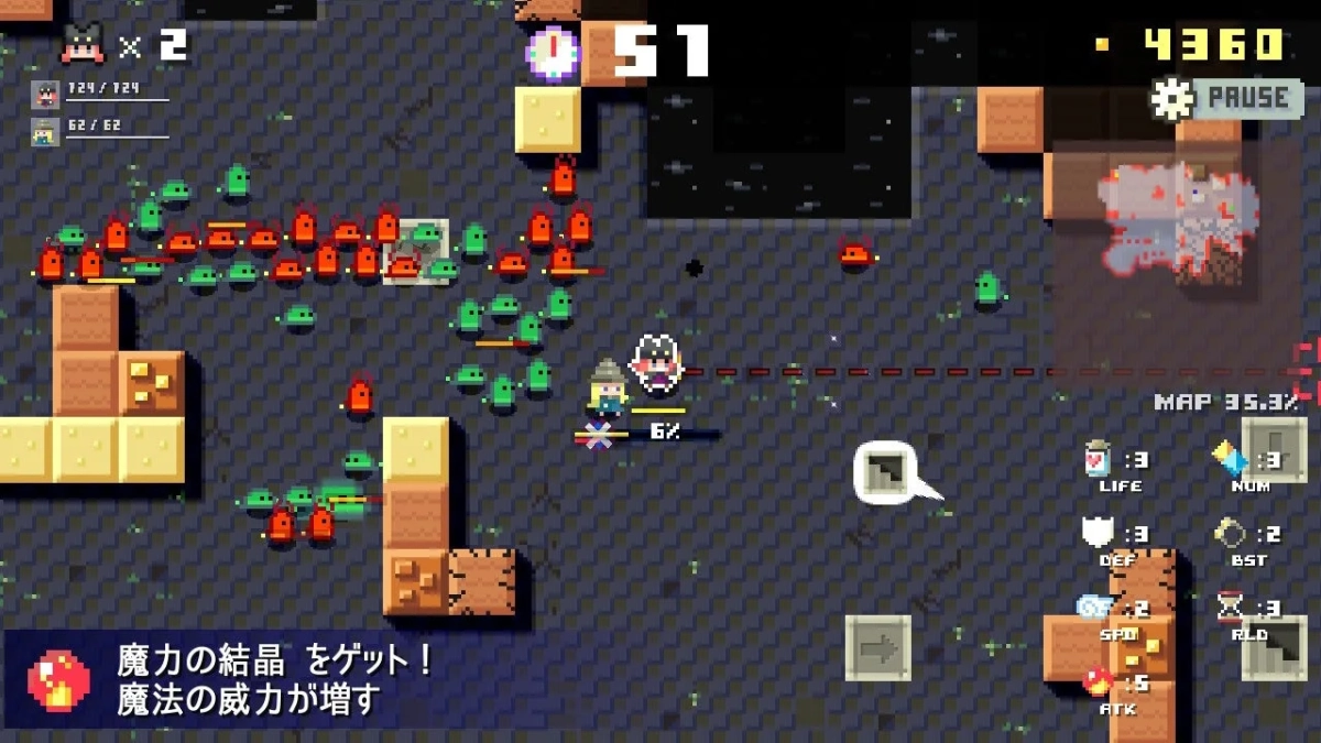 ゲームプレイ画面