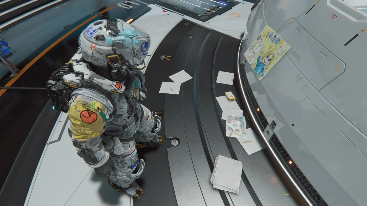 宇宙服とクレヨン