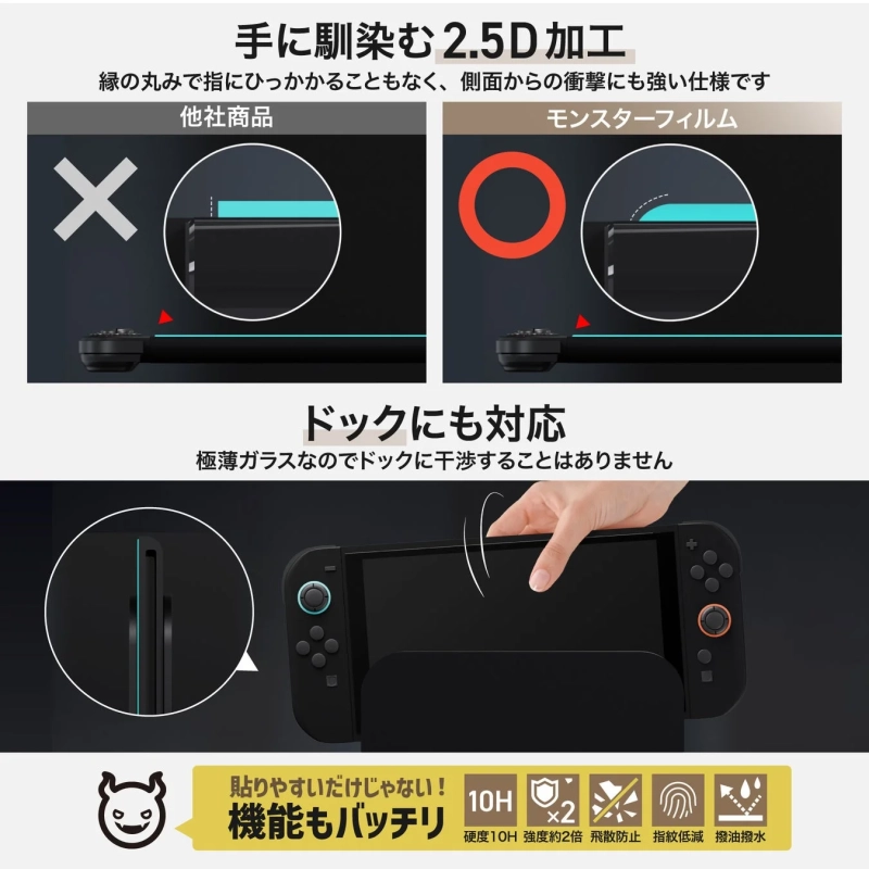 モンスターフィルムの機能