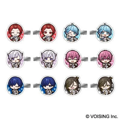 ぷちキャラ前髪アクリルクリップ