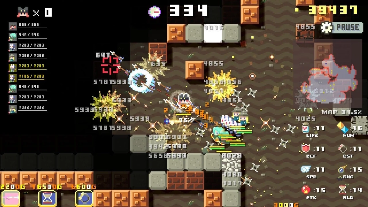 ゲームプレイ画面